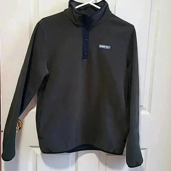 Obermeyer Boulder Fleece Pullover  - UNISEX Boys XL or Ladies M/L - Olive Green - Picture 1 of 8